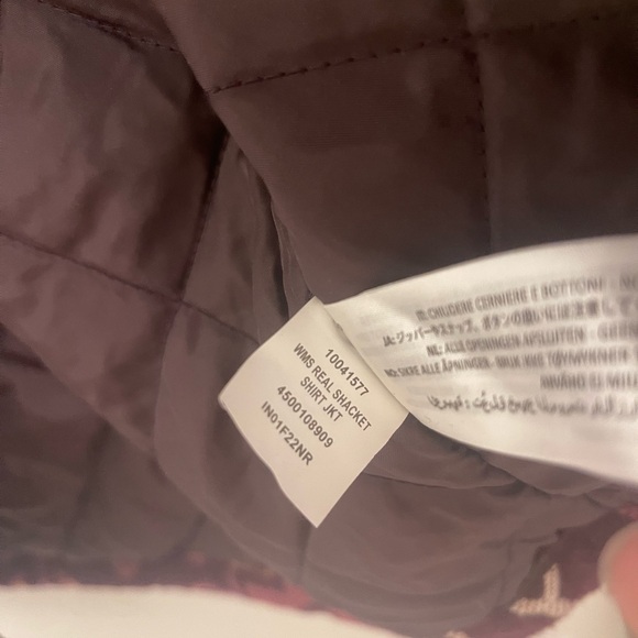 Ariat Western Aztec Maroon Purple Patterned Shacket Barn Jacket - Picture 6 of 9